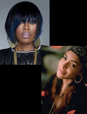 Missy Elliott and Aaliyah