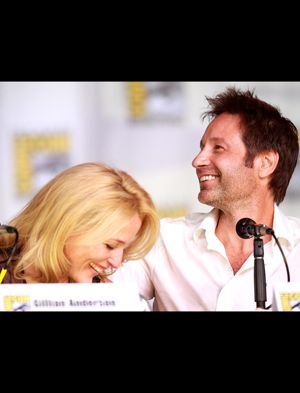 Gillian Anderson and David Duchovny