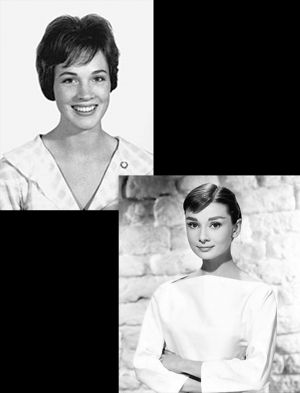 Julie Andrews and Audrey Hepburn