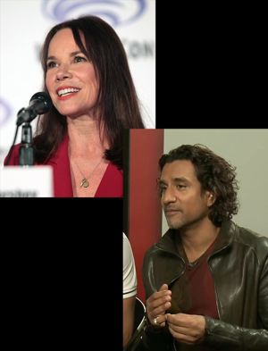 Barbara Hershey and Naveen Andrews