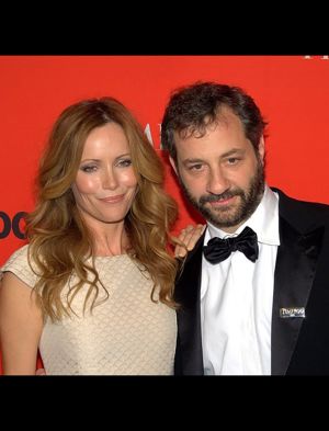 Leslie Mann and Judd Apatow