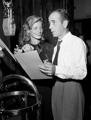 Lauren Bacall and Humphrey Bogart