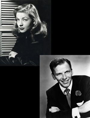 Lauren Bacall and Frank Sinatra