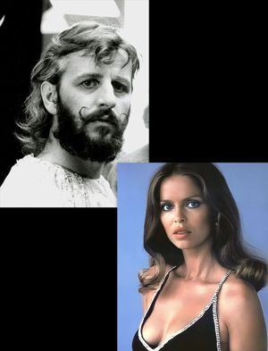 Ringo Starr and Barbara Bach