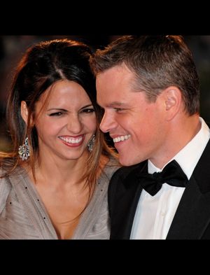 Matt Damon and Luciana Barroso