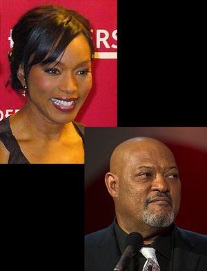 Angela Bassett and Laurence Fishburne