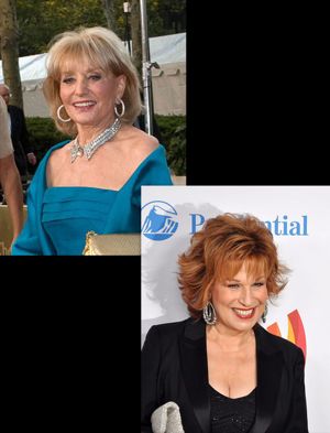 Barbara Walters and Joy Behar