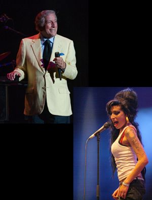 Tony Bennett and Amy Winehouse