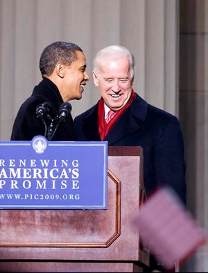 Barack Obama and Joe Biden