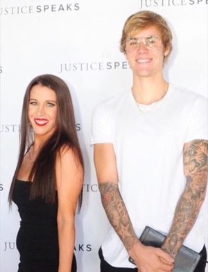 Pattie Mallette and Justin Bieber