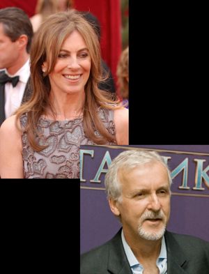 Kathryn Bigelow and James Cameron