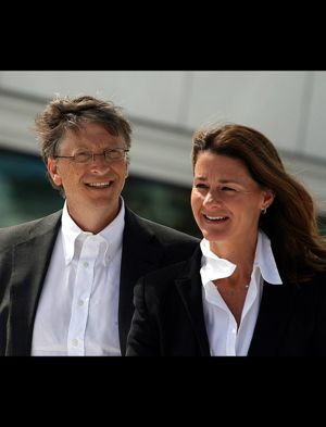 Bill Gates and Melinda French Gates