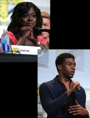 Viola Davis and Chadwick Boseman