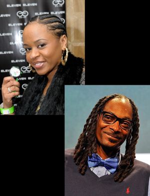 Shante Broadus* and Snoop Dogg