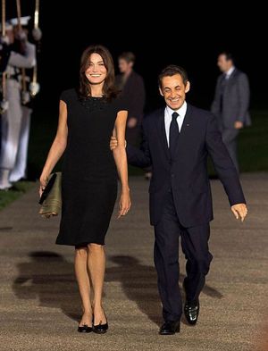 Carla Bruni and Nicolas Sarkozy