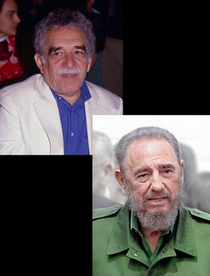 Gabriel García Márquez and Fidel Castro