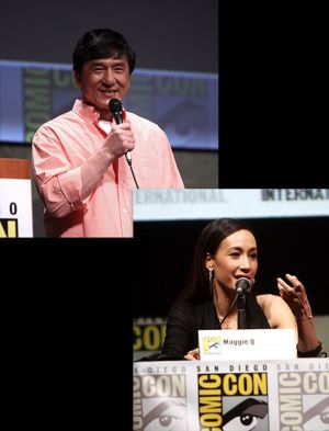 Jackie Chan and Maggie Q