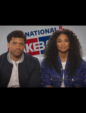 Russell Wilson and Ciara