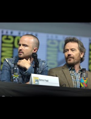 Aaron Paul and Bryan Cranston