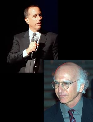 Jerry Seinfeld and Larry David