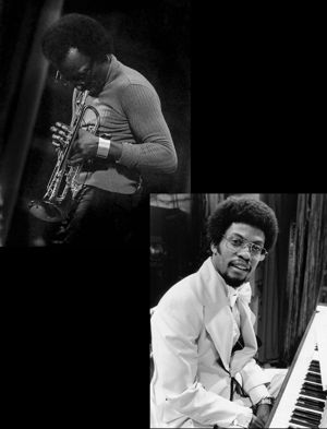 Miles Davis and Herbie Hancock