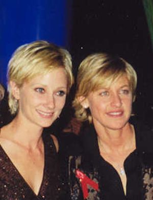 Ellen DeGeneres and Anne Heche