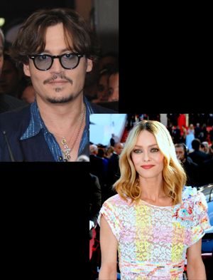 Johnny Depp and Vanessa Paradis