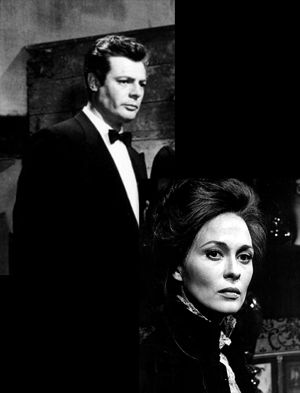 Marcello Mastroianni and Faye Dunaway