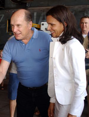 Robert Duvall and Luciana Pedraza