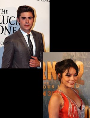 Zac Efron and Vanessa Hudgens