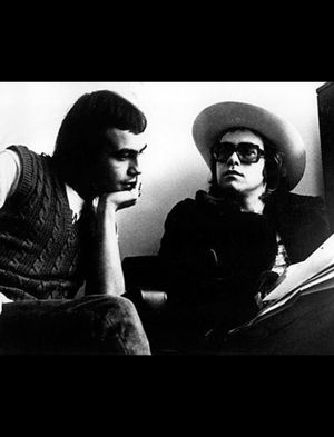 Bernie Taupin and Elton John