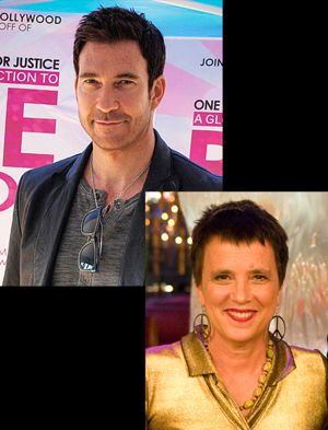 Dylan McDermott and Eve Ensler