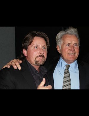 Emilio Estevez and Martin Sheen