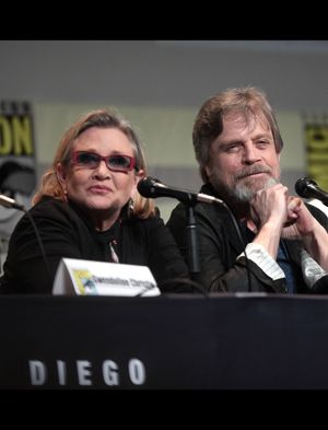 Carrie Fisher and Mark Hamill