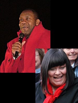 Lenny Henry and Dawn French