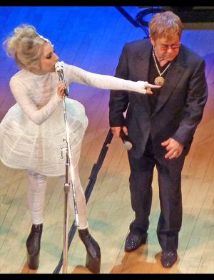 Lady Gaga and Elton John