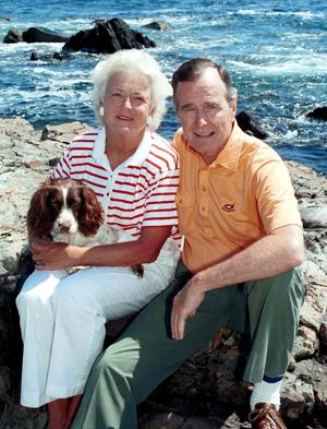 Barbara Bush and George H. W. Bush