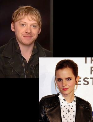 Rupert Grint and Emma Watson