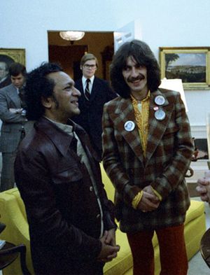 Ravi Shankar and George Harrison