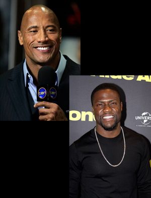 Dwayne Johnson and Kevin Hart