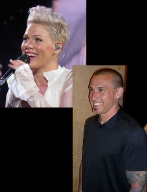 Pink and Carey Hart