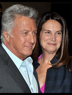 Dustin Hoffman and Lisa Hoffman