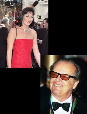 Anjelica Huston and Jack Nicholson