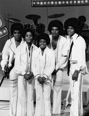 The Jackson 5, with Michael Jackson, centre, and Jermaine Jackson, right