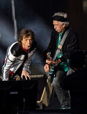 Mick Jagger and Keith Richards