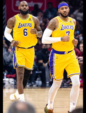 LeBron James and Carmelo Anthony