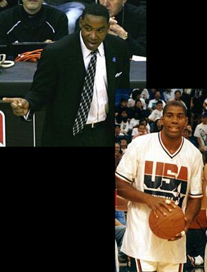 Isiah Thomas and Magic Johnson