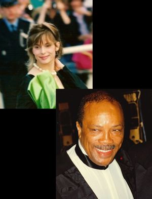 Nastassja Kinski and Quincy Jones