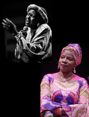 Miriam Makeba and Angélique Kidjo