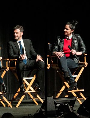 Jimmy Kimmel and Sarah Silverman